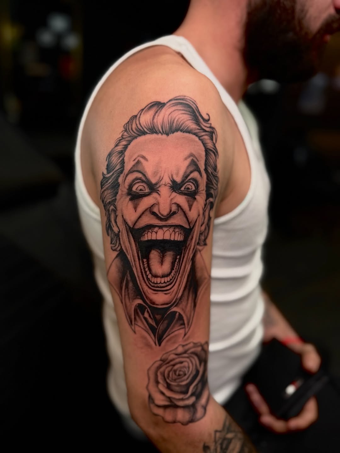 Tattoo by @kreidler_inks — realism, black_and_grey