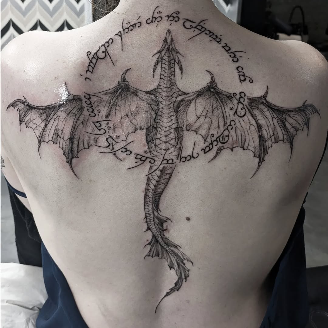 Tattoo by @crappie.tatts — illustrative, black_and_grey
