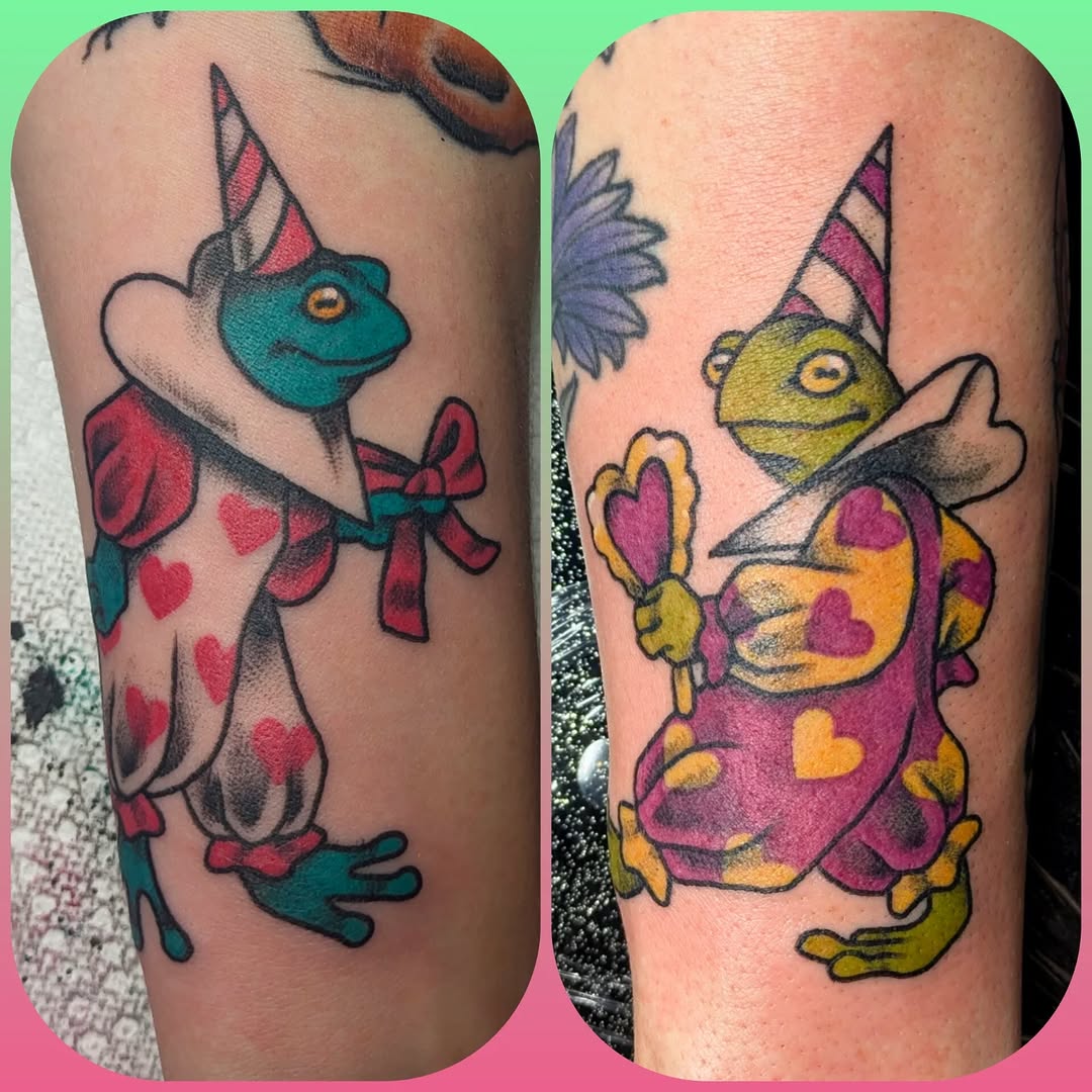 Tattoo by @crappie.tatts — new_school, illustrative