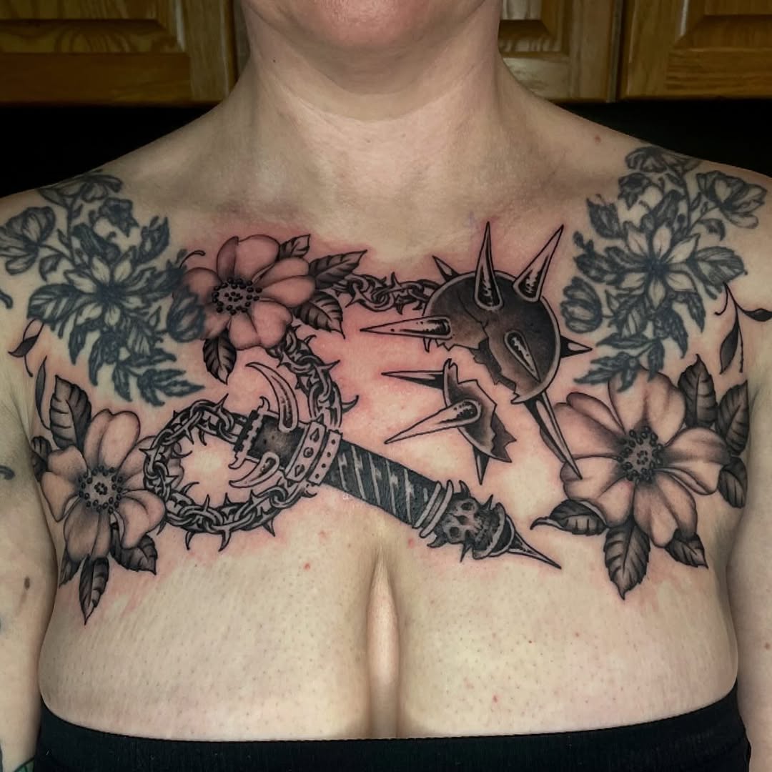 Tattoo by @baronvonphil โ black_and_grey, neo_traditional