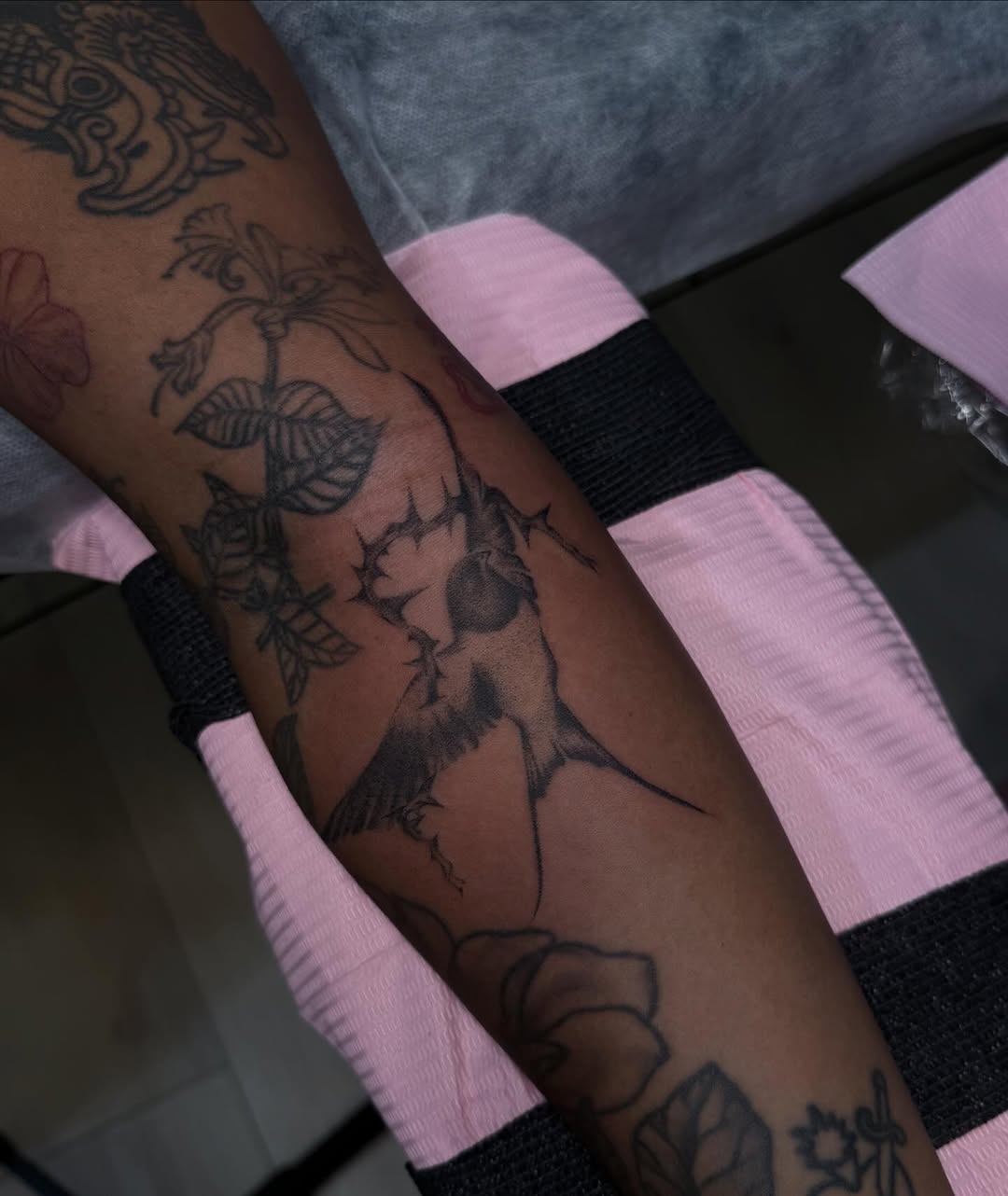 Tattoo by @oneheavytatty — black_and_grey