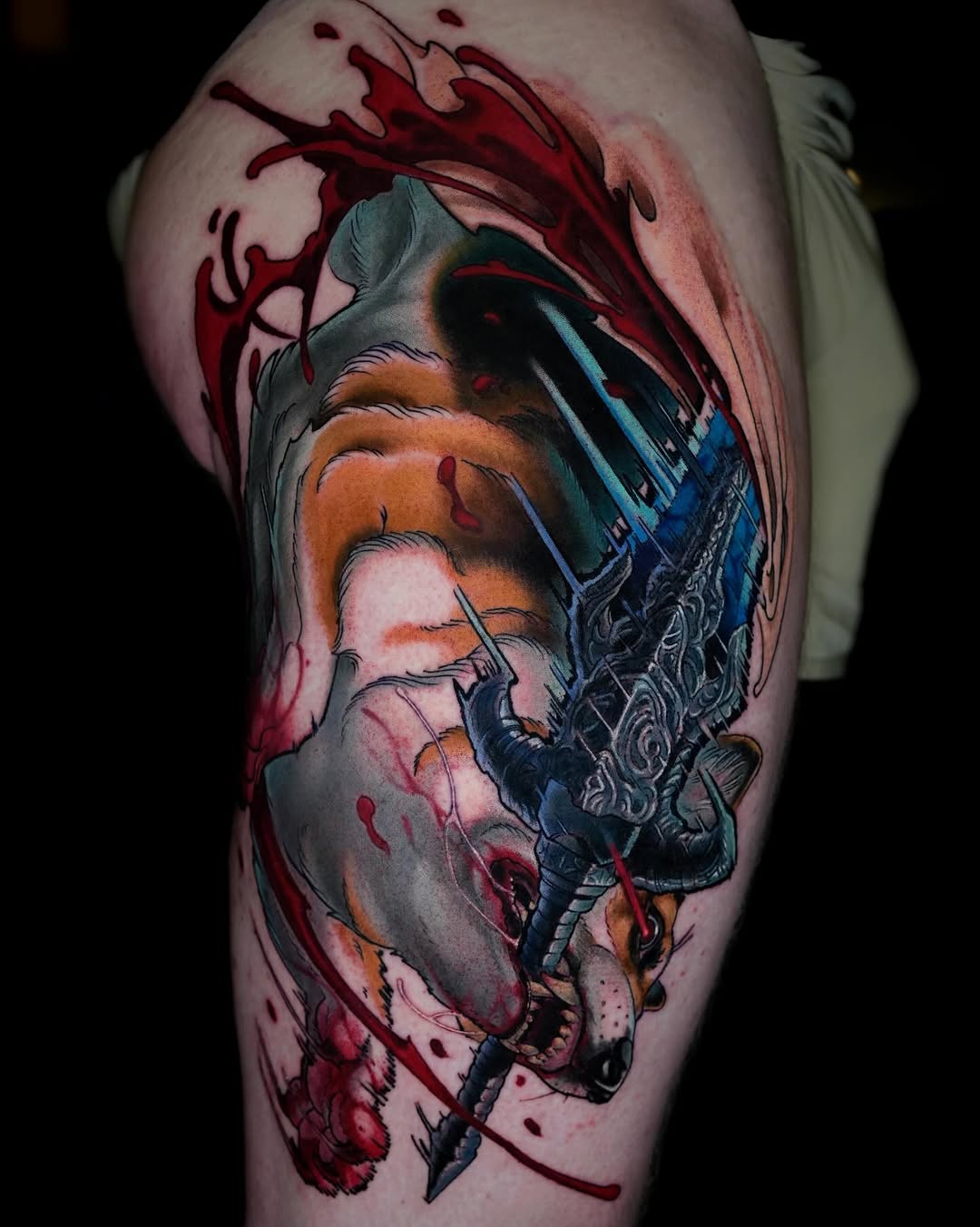 Tattoo by @badcaseofpurpose — trash_polka, realism