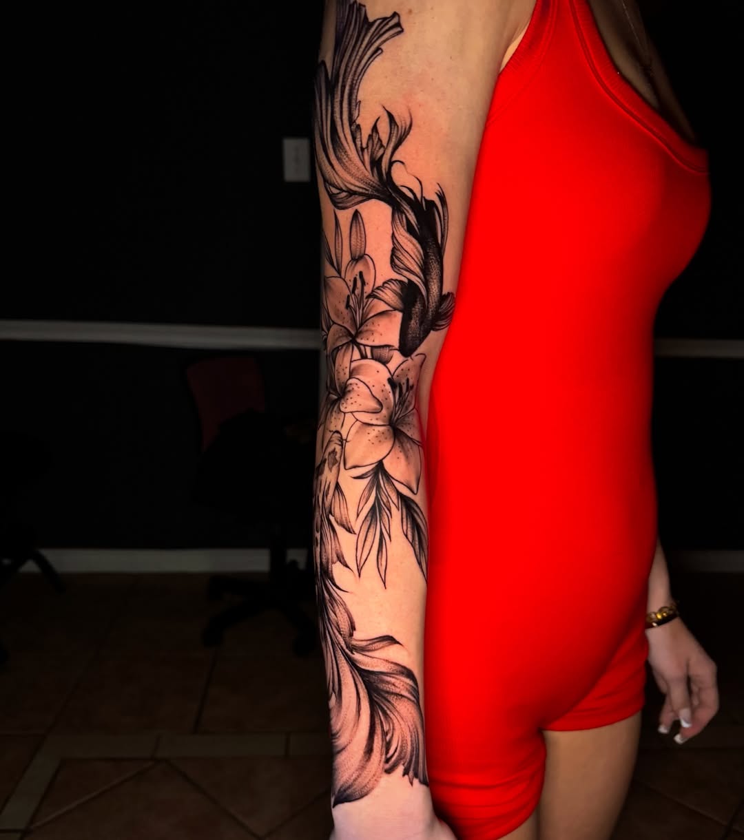 Tattoo by @inkedbydaisy β illustrative, black_and_grey