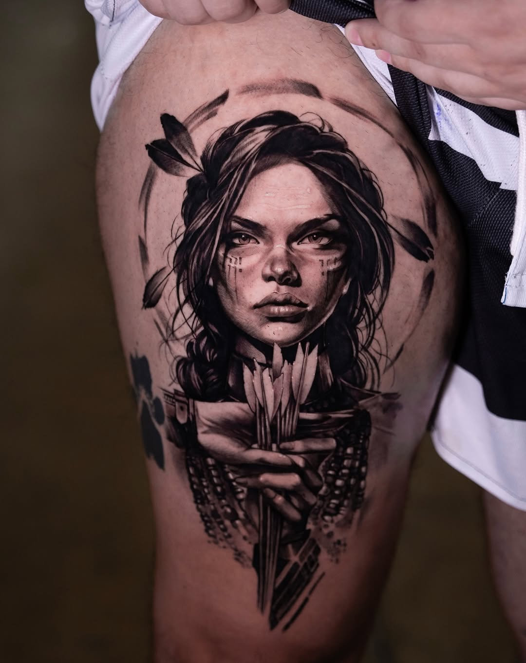 Tattoo by @power_pasha — realism, black_and_grey