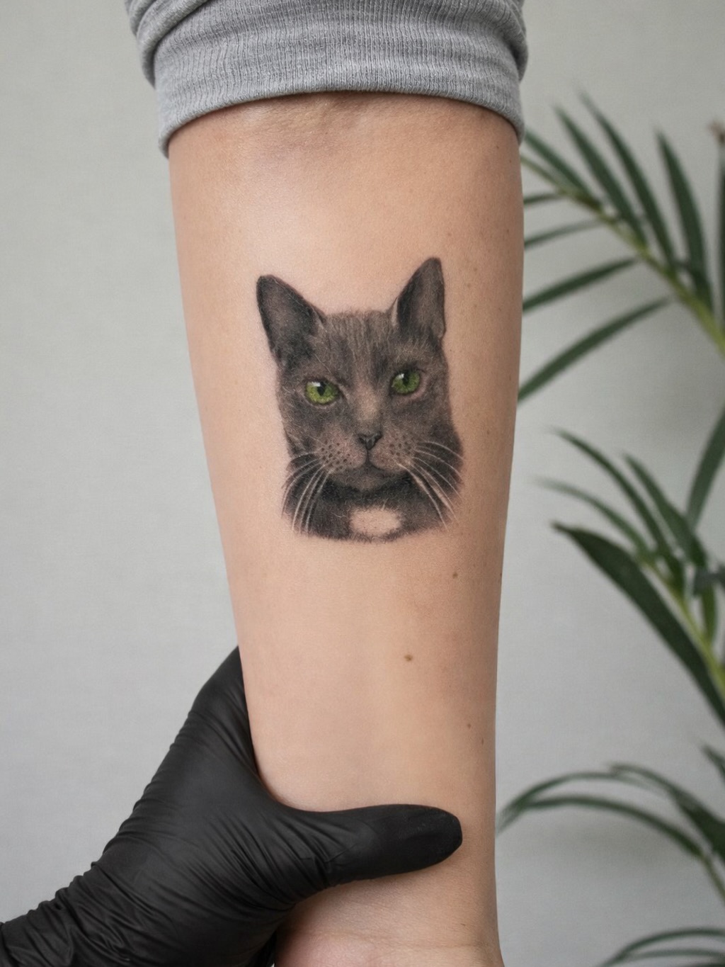 Tattoo by @lina_valentina — realism, black_and_grey