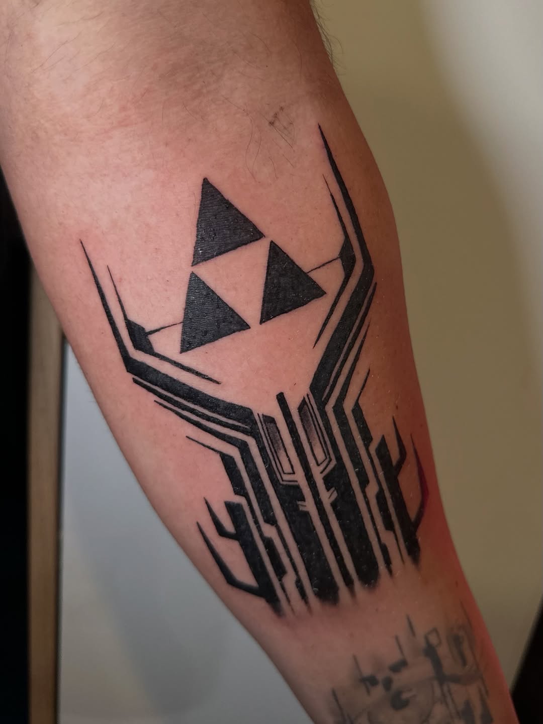 Tattoo by @alexanderhaber — geometric, blackwork