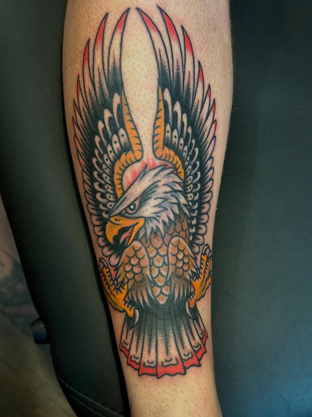 Tattoo by @rosskjones — american_traditional, illustrative
