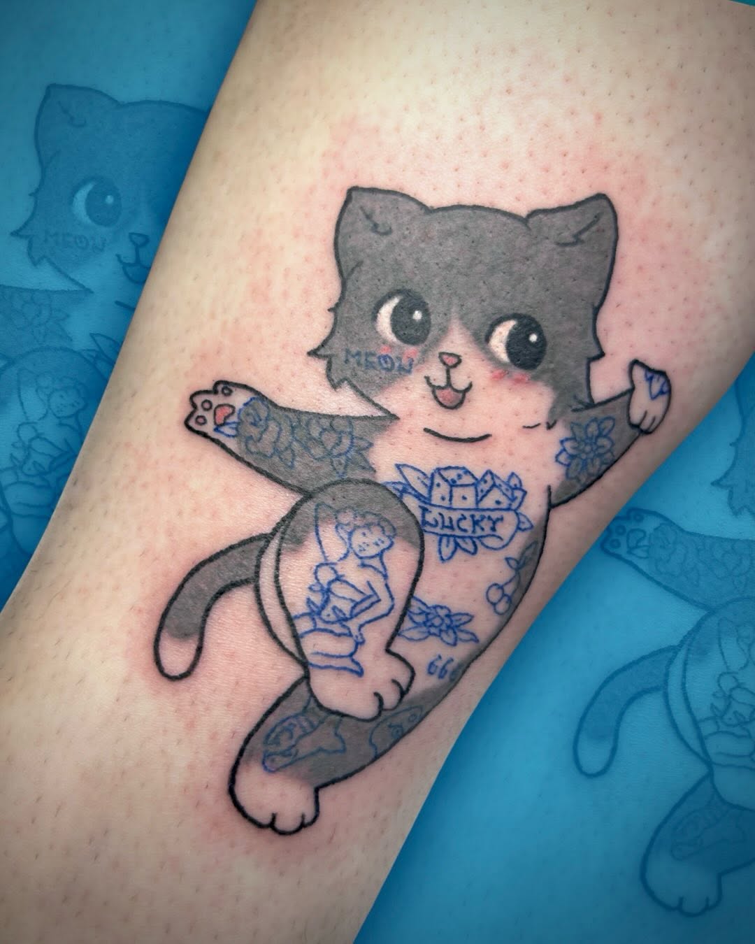 Tattoo by @rilakkaya — new_school, minimalist