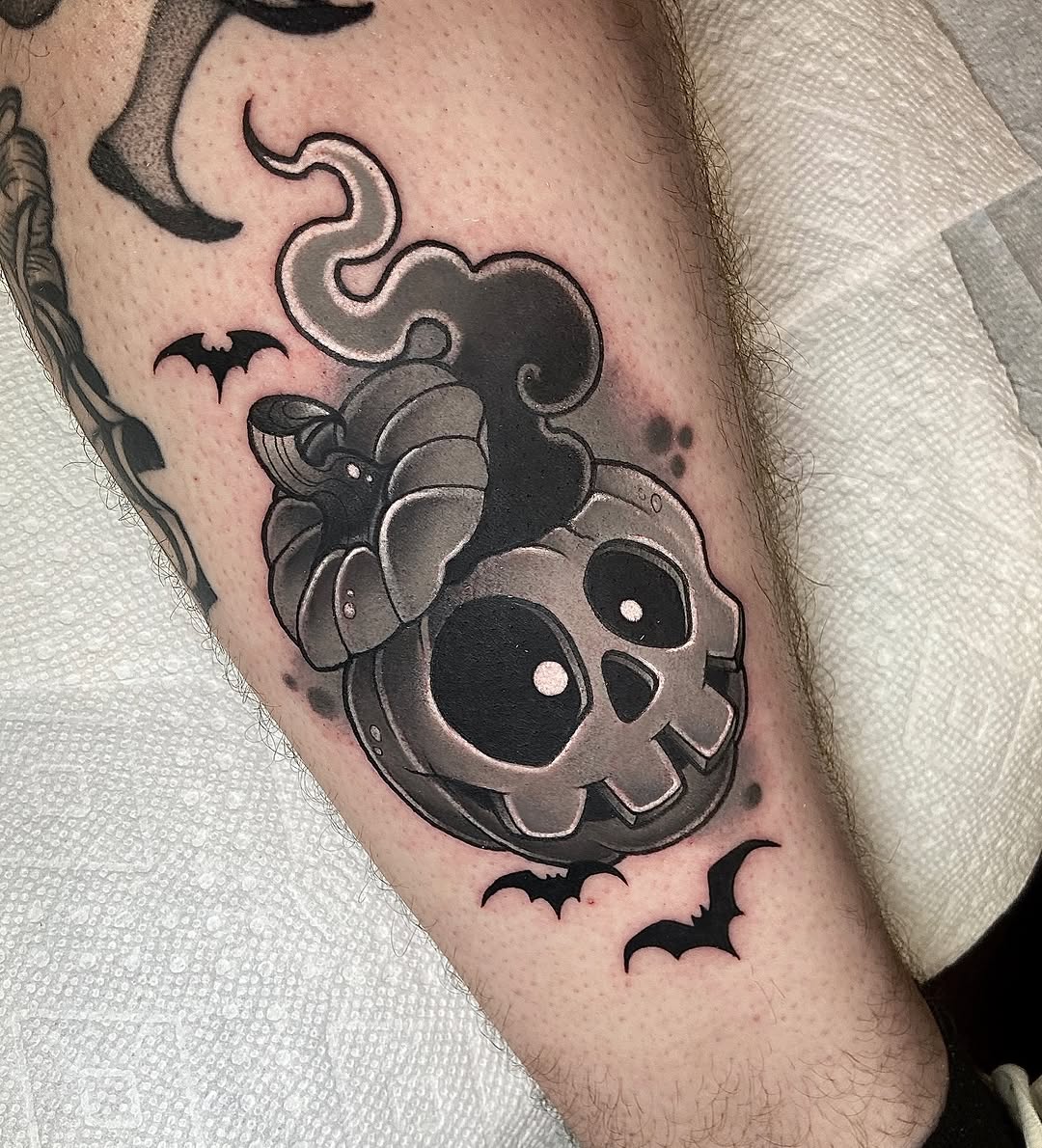 Tattoo by @torturetatz β illustrative, black_and_grey