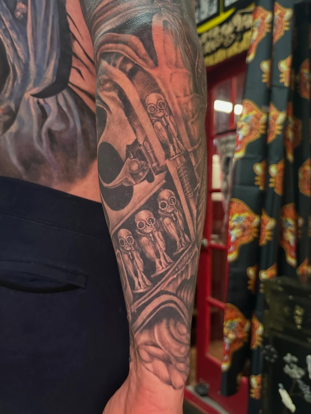 Tattoo by @justalantattoos — black_and_grey, realism