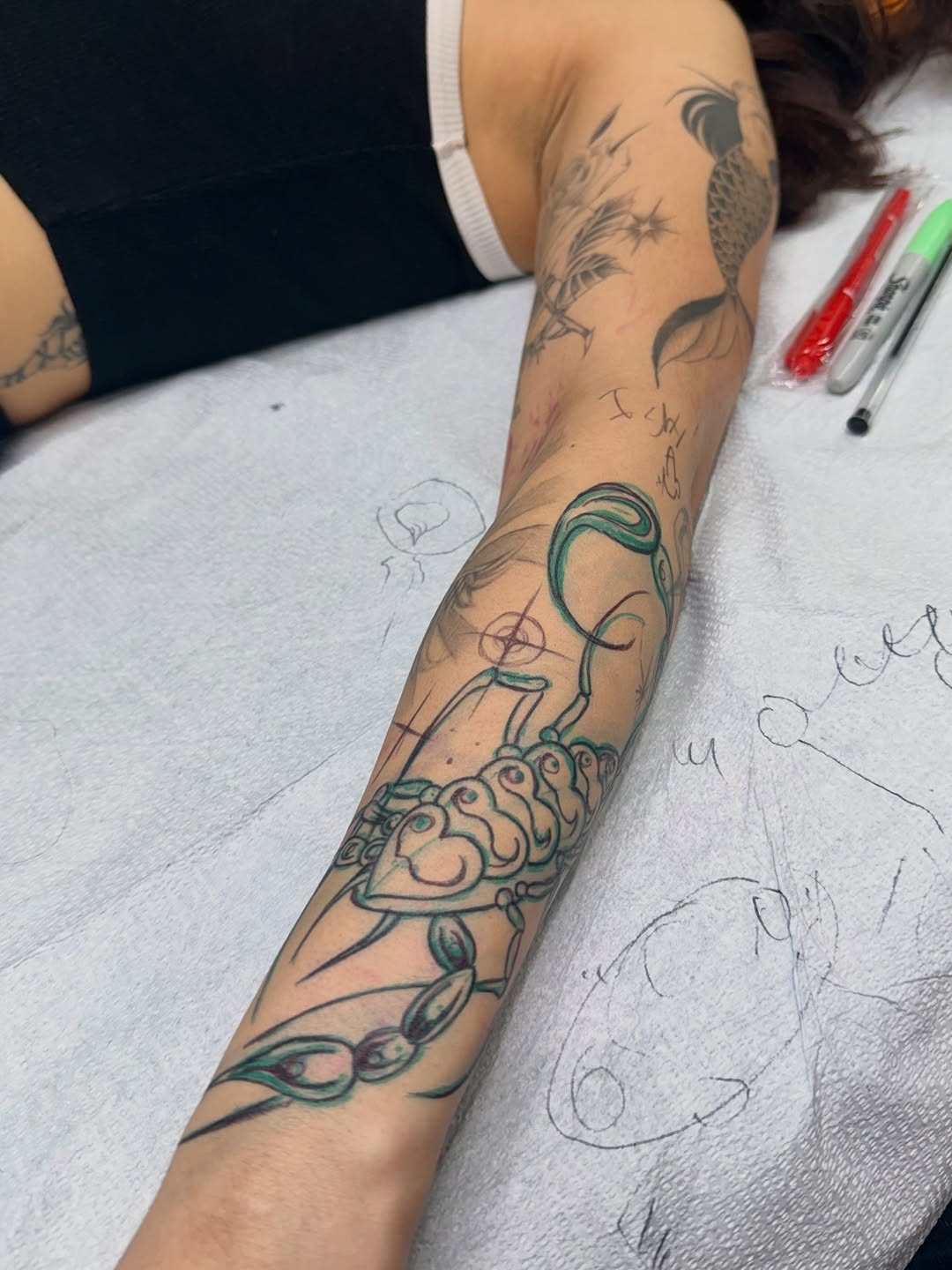 Tattoo by @ttt.christian — illustrative, black_and_grey