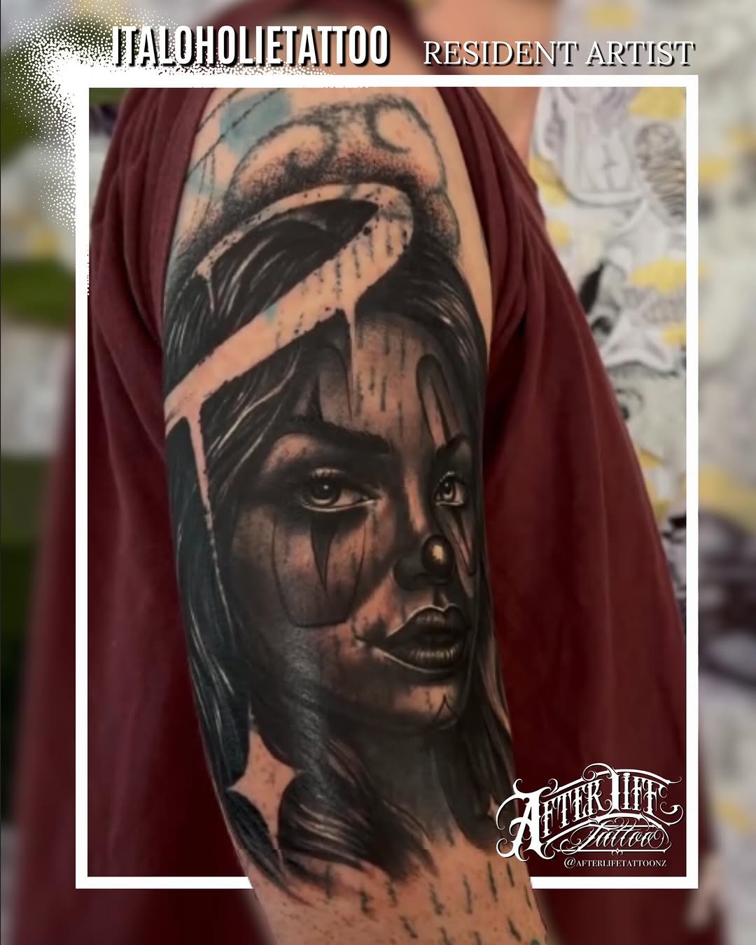 Tattoo by @italoholietattoo — realism, black_and_grey
