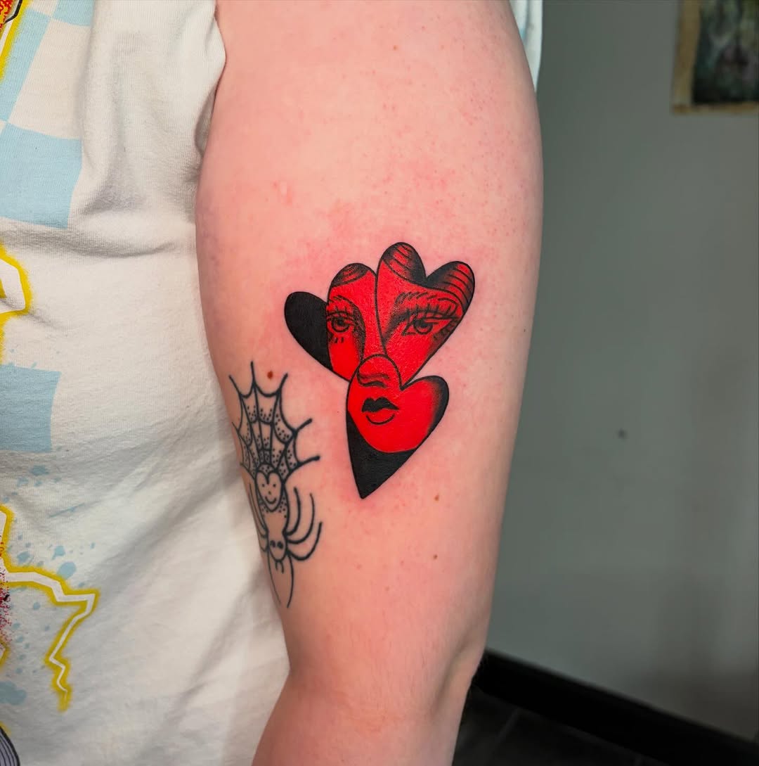 Tattoo by @dream.test.baby — illustrative, new_school