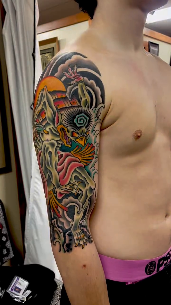 Tattoo by @erikday27 — japanese_irezumi, neo_traditional