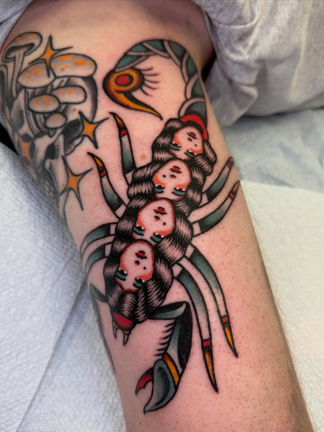 Tattoo by @babyjesus_tattoos — american_traditional, illustrative