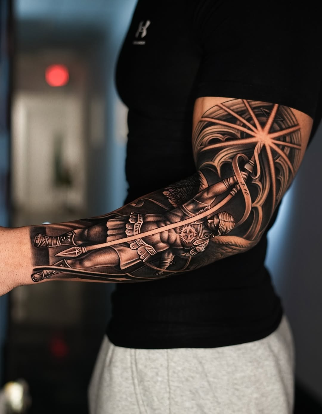 Tattoo by @estebanceron_art โ realism, black_and_grey