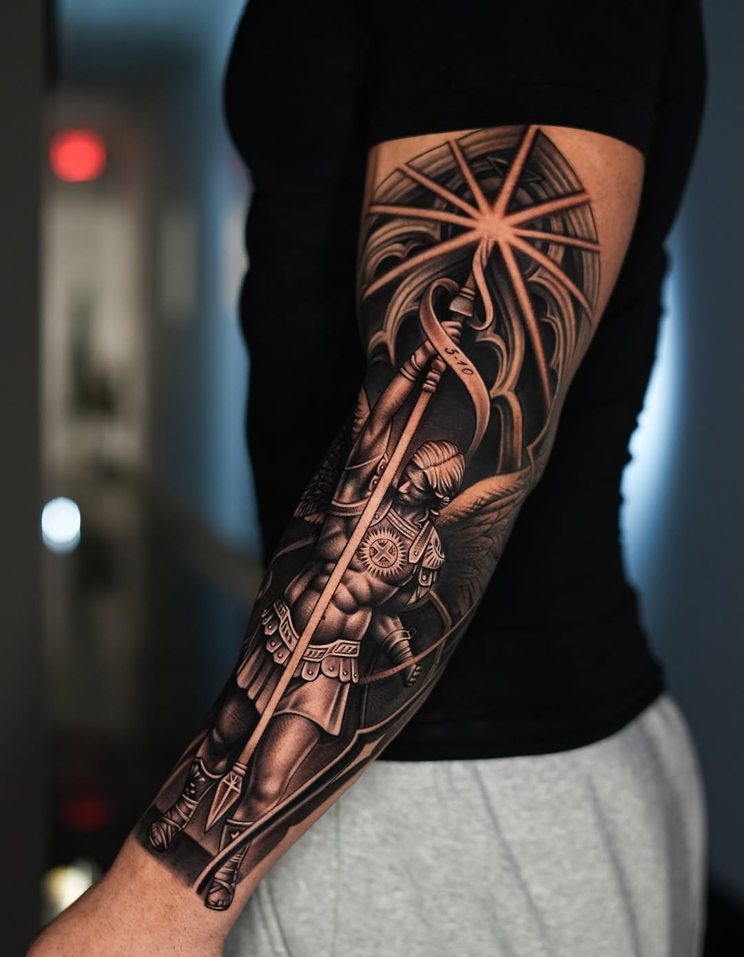 Tattoo by @estebanceron_art โ realism, black_and_grey