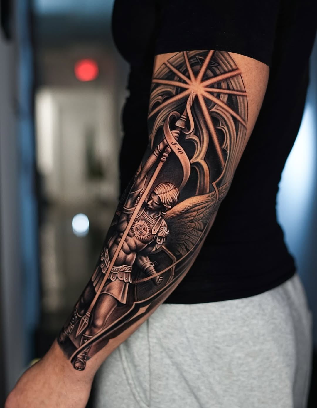 Tattoo by @estebanceron_art โ black_and_grey, realism