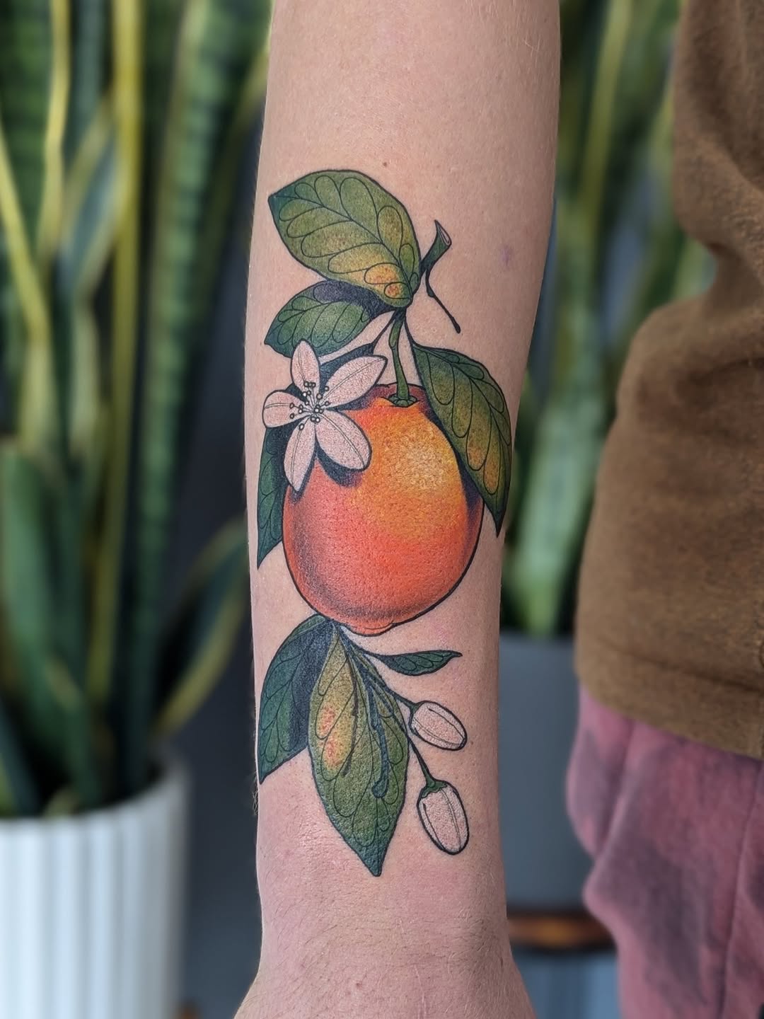 Tattoo by @dhankeytattooer — realism, botanical