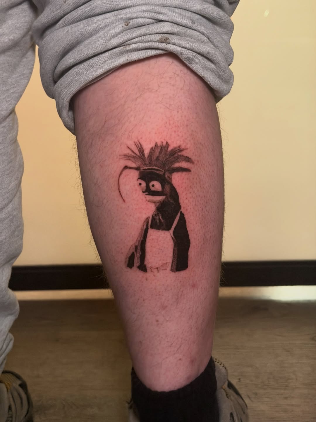 Tattoo by @pokedbylaskie — black_and_grey