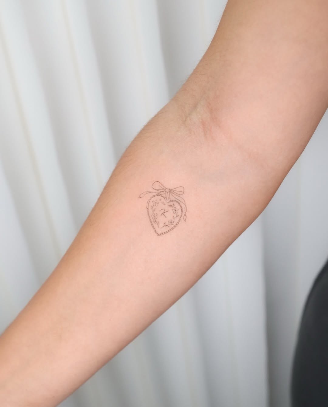 Tattoo by @cornu.tattoos β fine_line, lettering_script