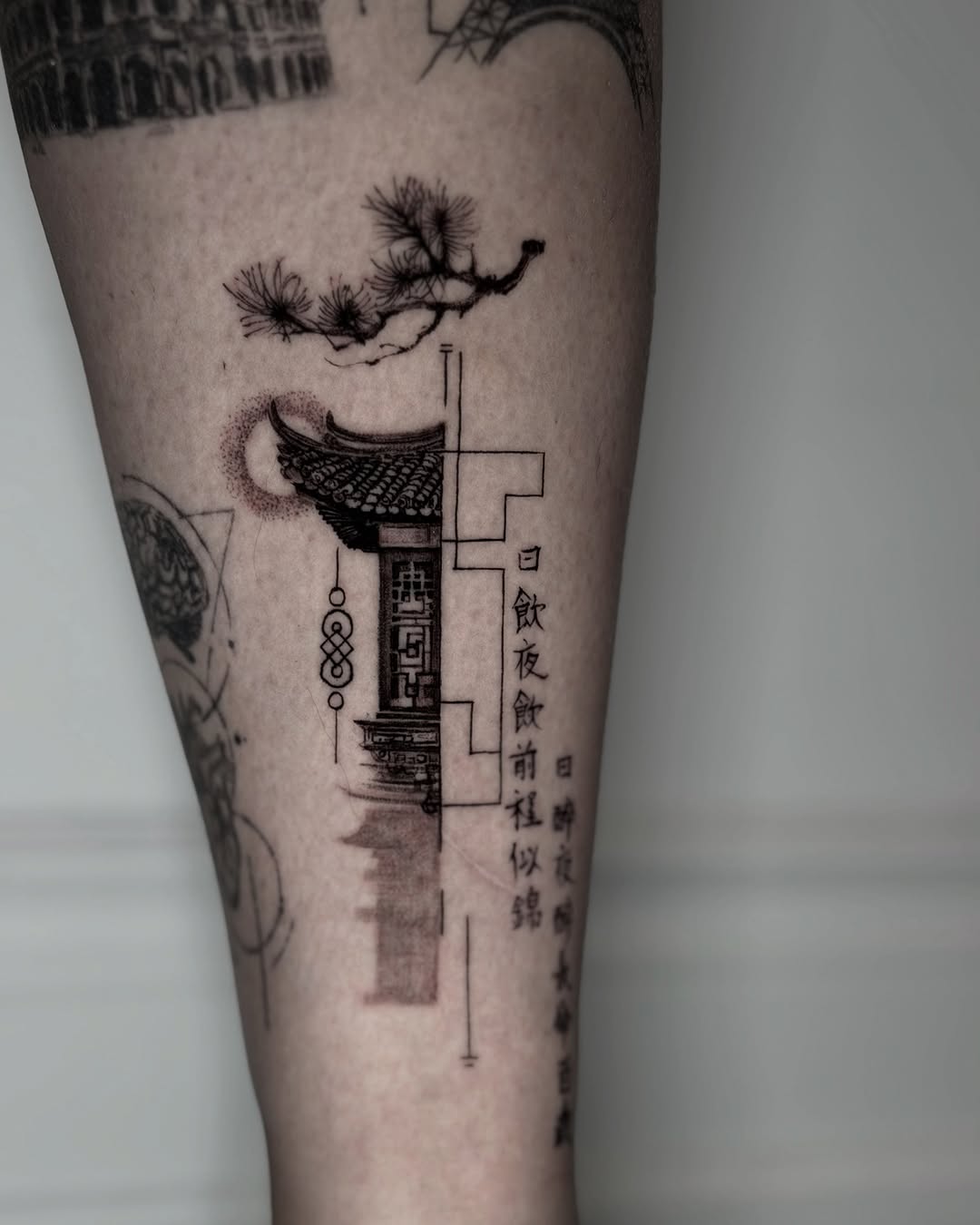Tattoo by @tapz.zzz — black_and_grey, lettering_script