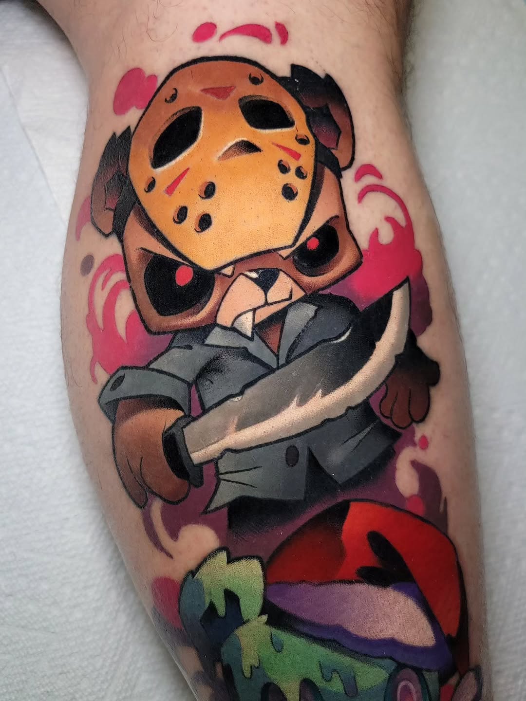 Tattoo by @shaunflinn_tattoos — new_school, dark_realism