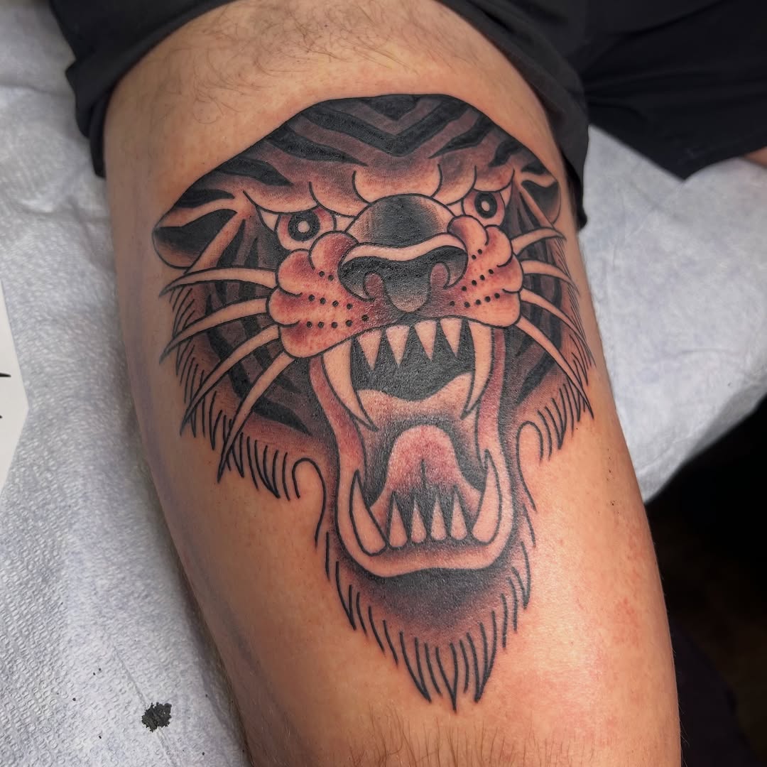Tattoo by @rubyparkertattoos — american_traditional, black_and_grey