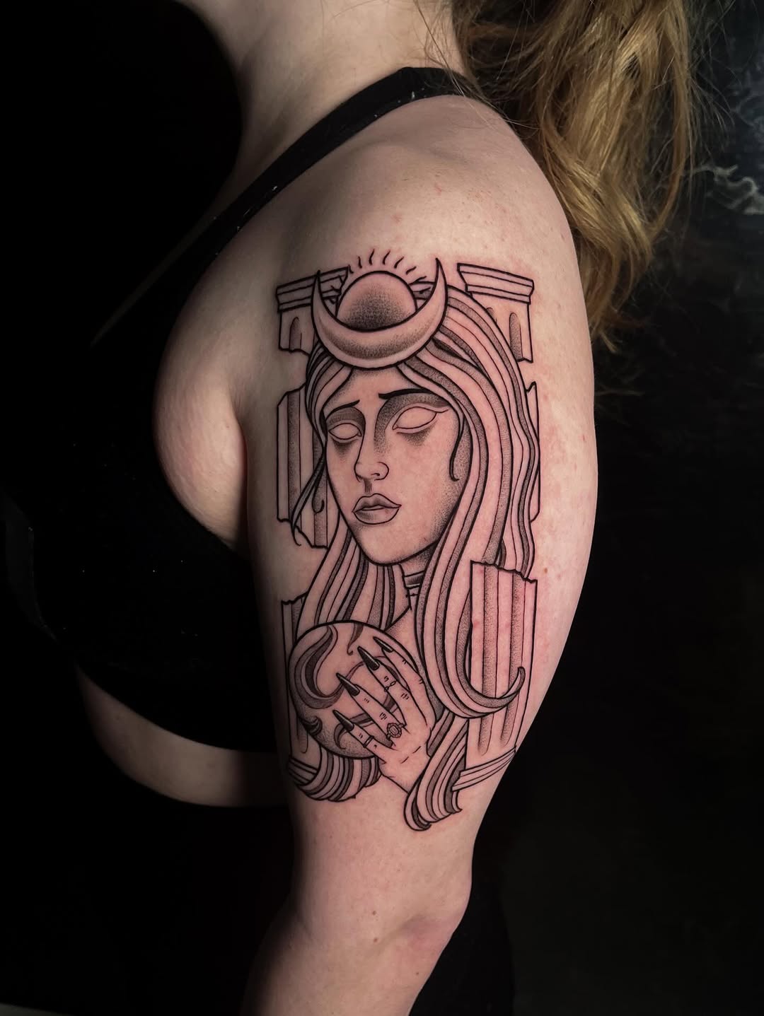 Tattoo by @thequietcactus โ illustrative, black_and_grey