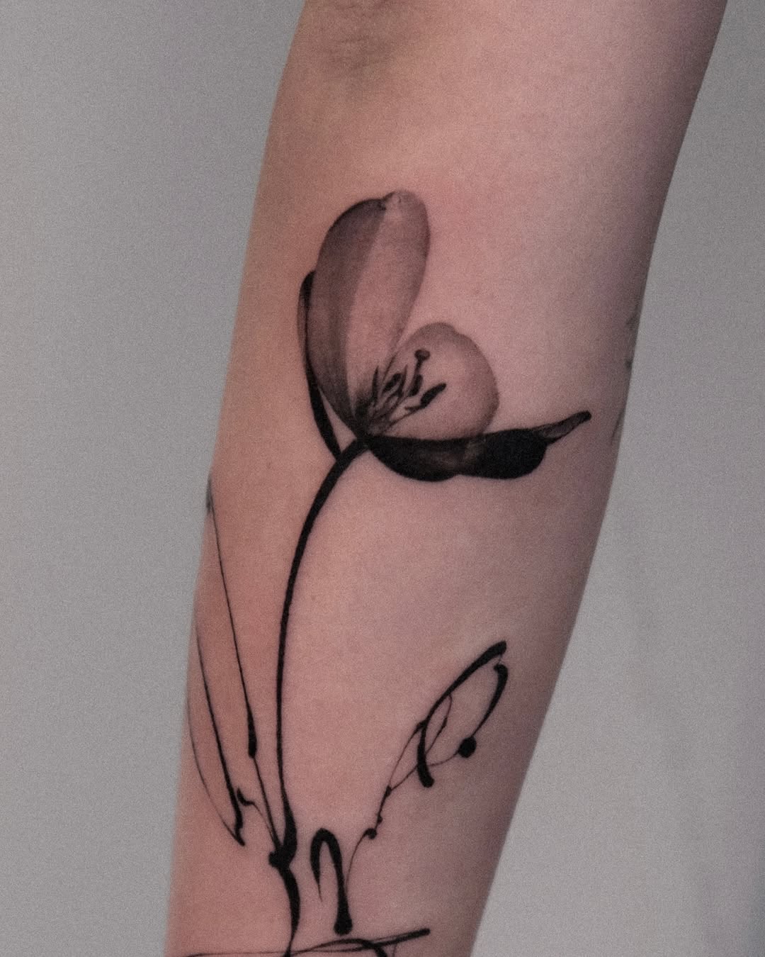 Tattoo by @theonly4zoy — black_and_grey, fine_line