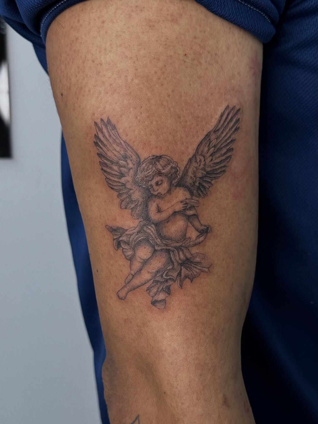Tattoo by @sabinatattoos — black_and_grey, realism