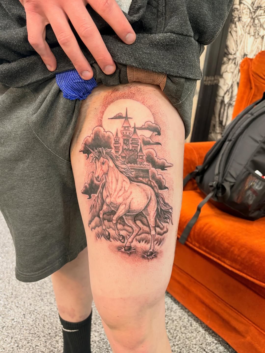 Tattoo by @jaydastarrtattoos — illustrative, black_and_grey