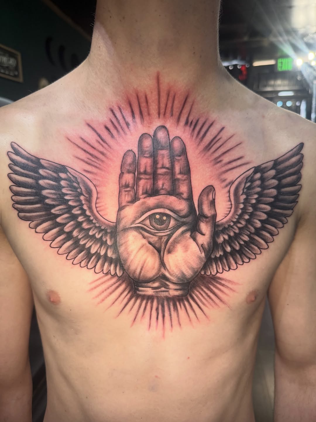 Tattoo by @tink_tattoos — black_and_grey, realism