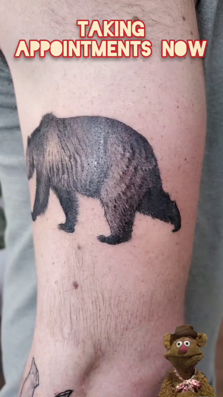 Tattoo by @rexroxwell — realism, black_and_grey