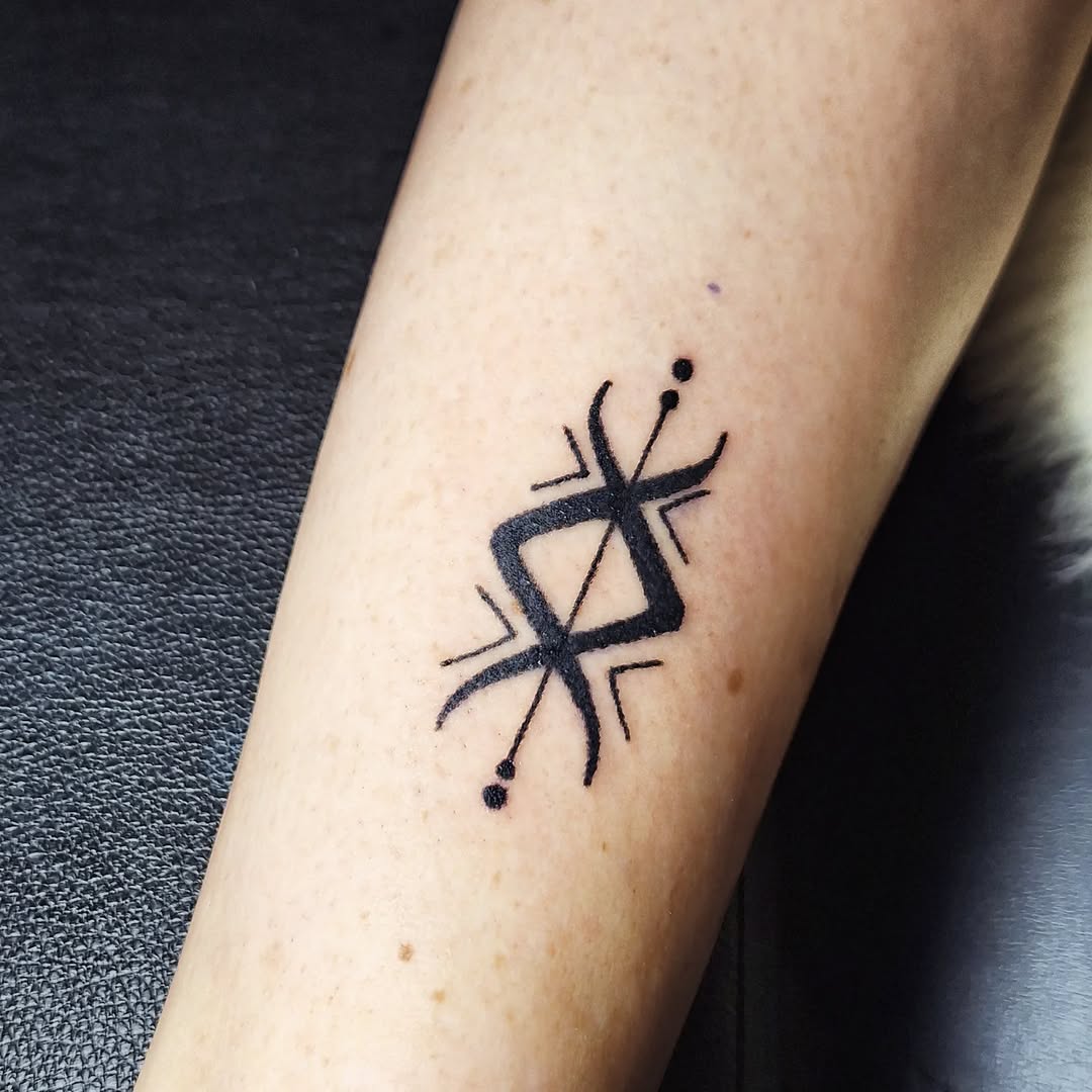 Tattoo by @ancient.ink.mt — geometric, blackwork