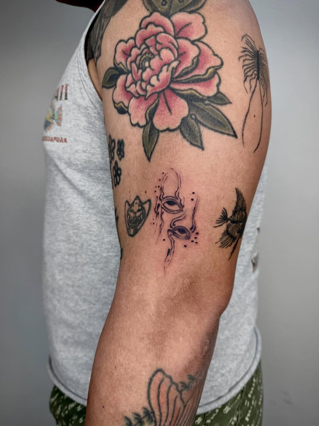 Tattoo by @skylar_tattoo — black_and_grey