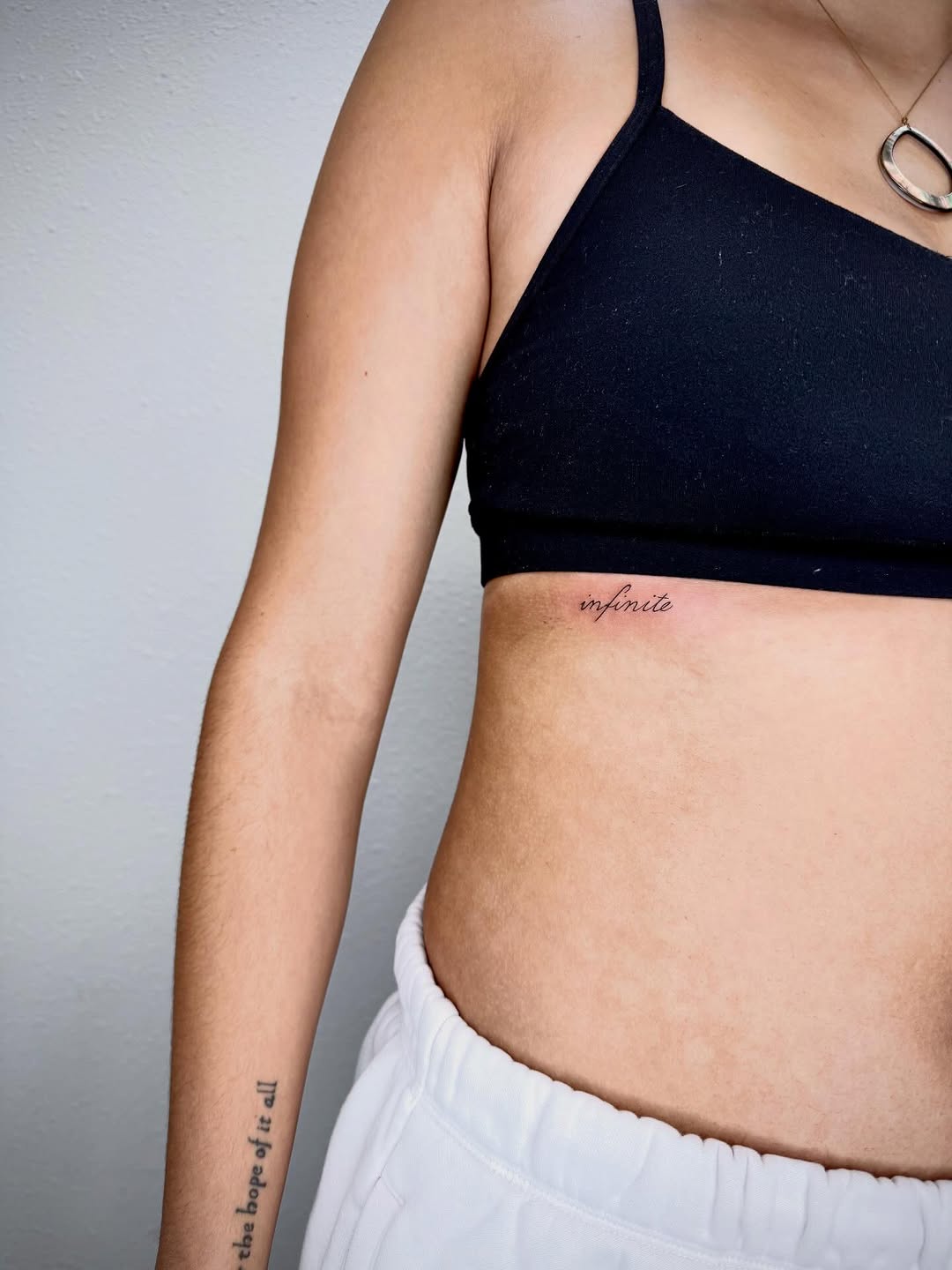 Tattoo by @skylar_tattoo — fine_line, lettering_script