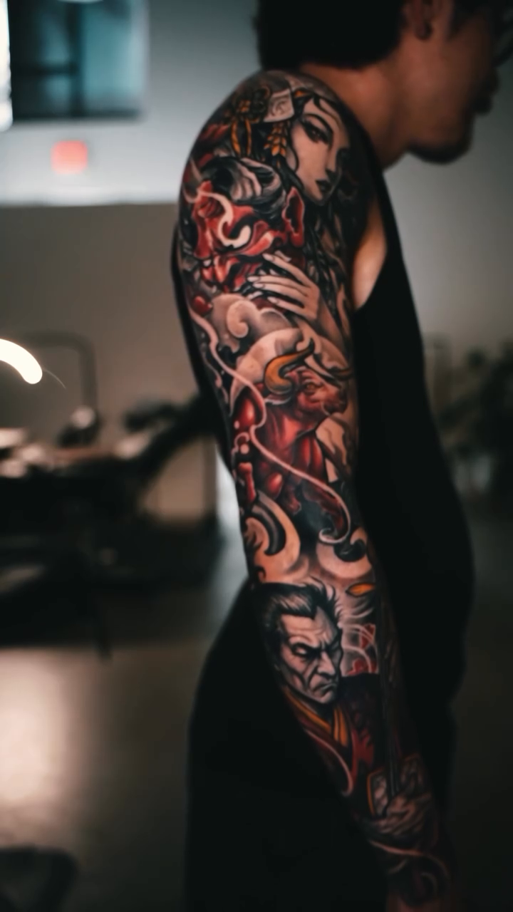 Tattoo by @tattoosbyclaude — illustrative, dark_realism