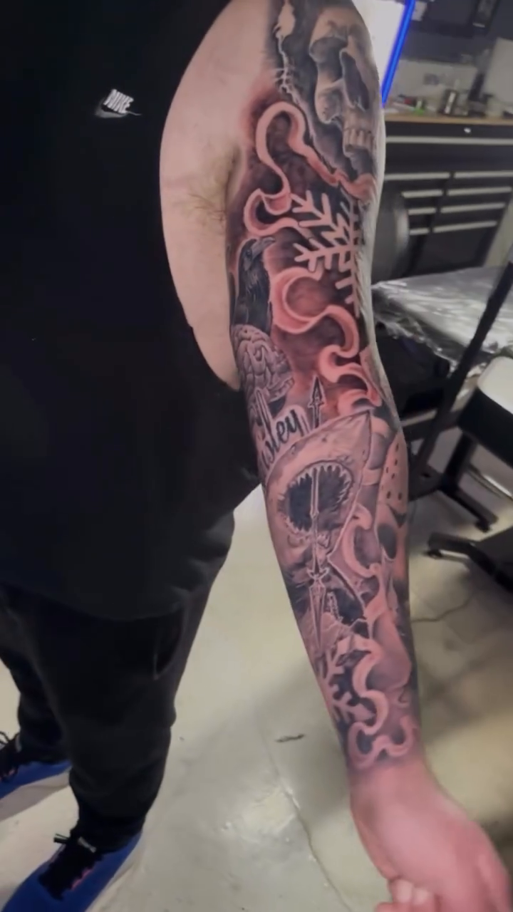 Tattoo by @330tattooist — black_and_grey, realism