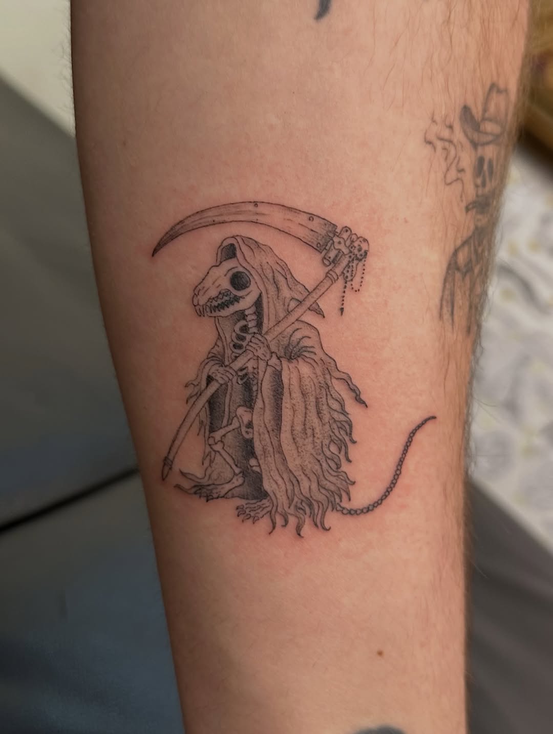Tattoo by @piccolino_tattoo — black_and_grey