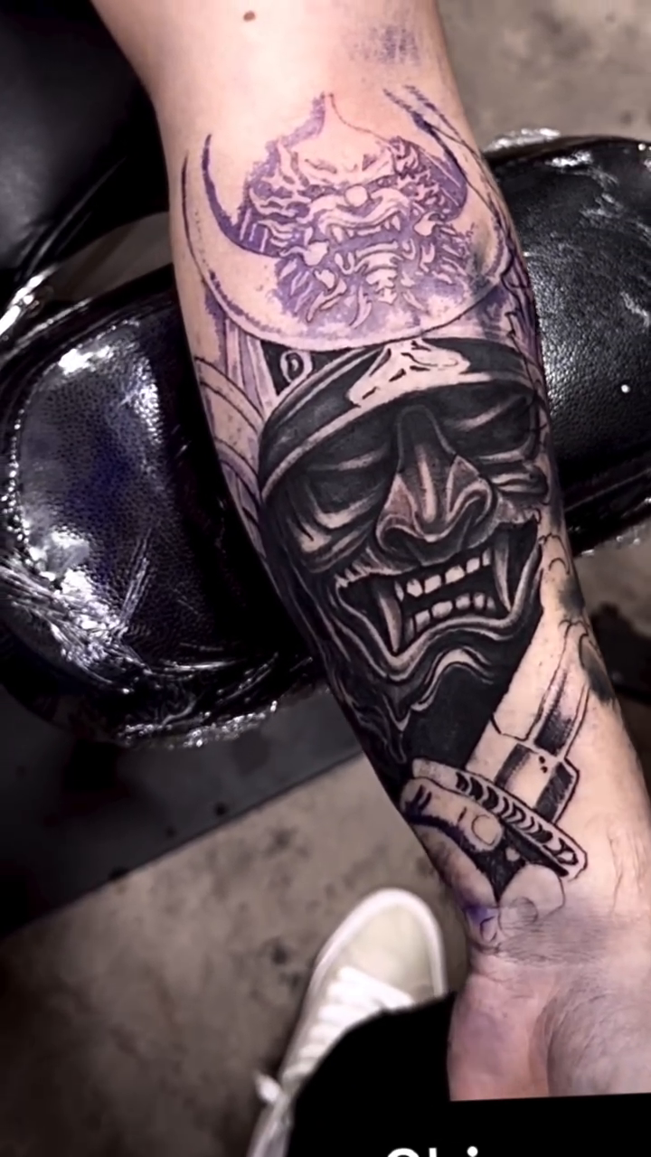 Tattoo by @don_lino_tattoo — japanese_irezumi, black_and_grey