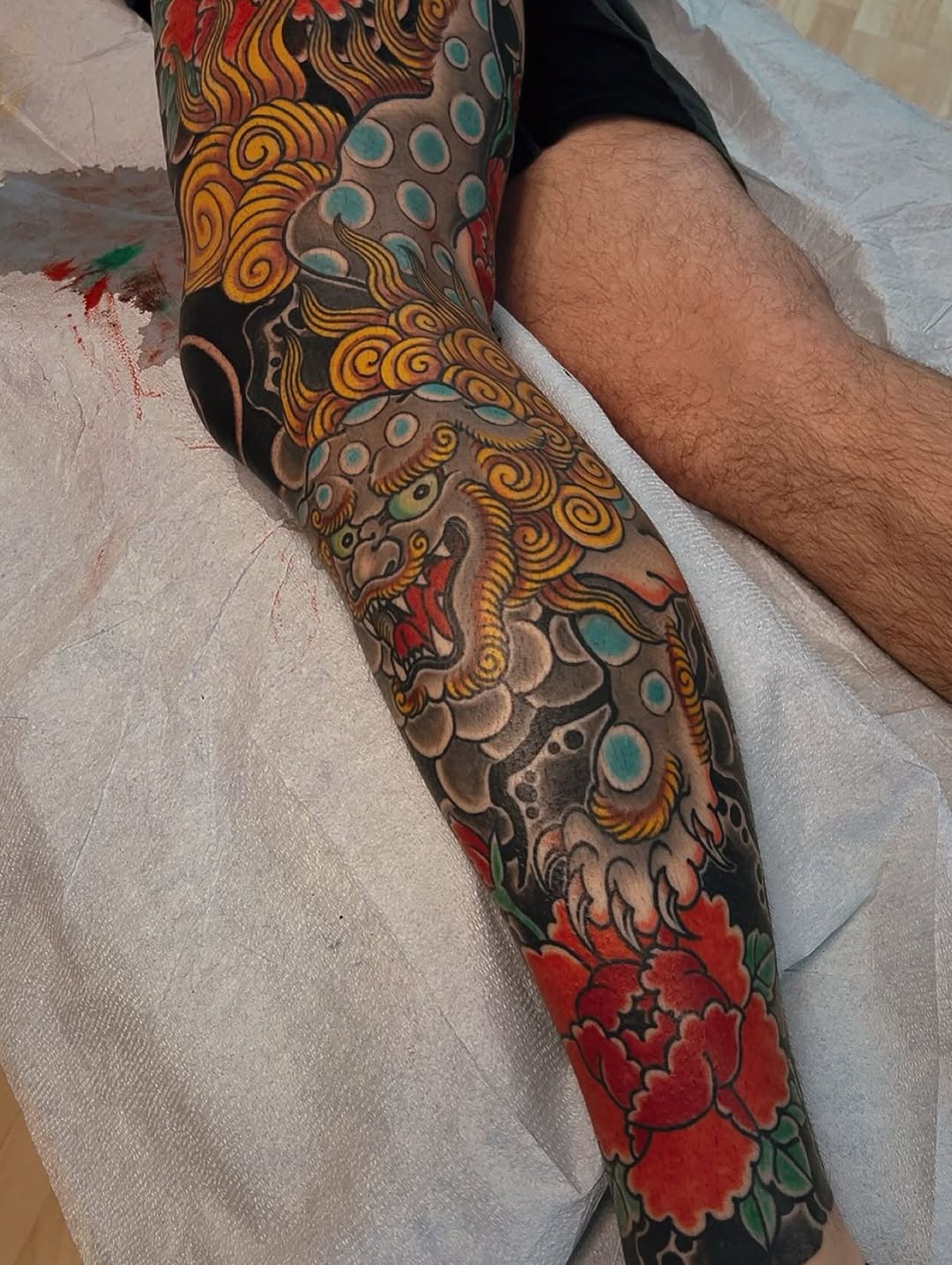 Tattoo by @chrisromolini โ japanese_irezumi, black_and_grey