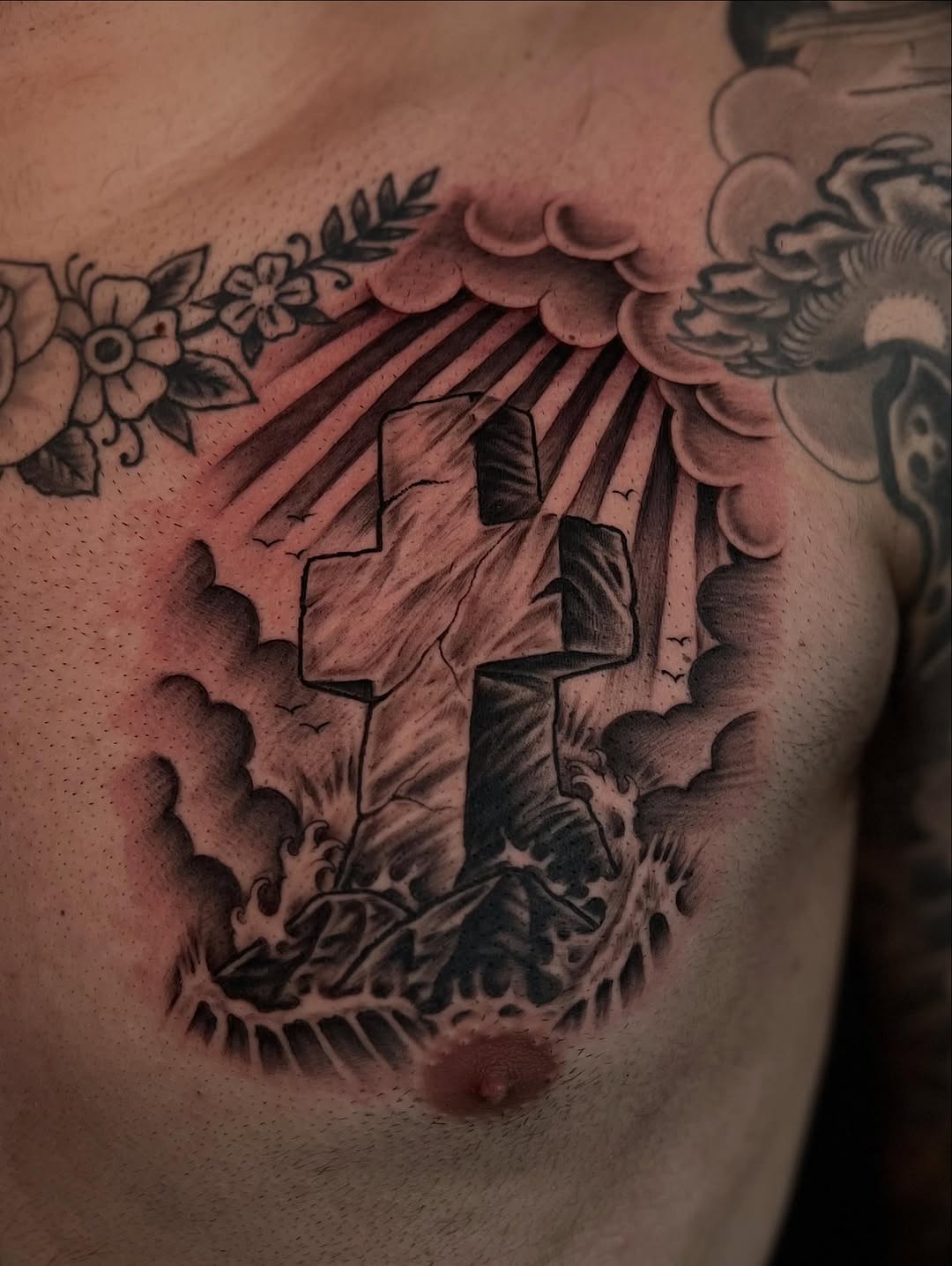 Tattoo by @chrisromolini โ black_and_grey, realism