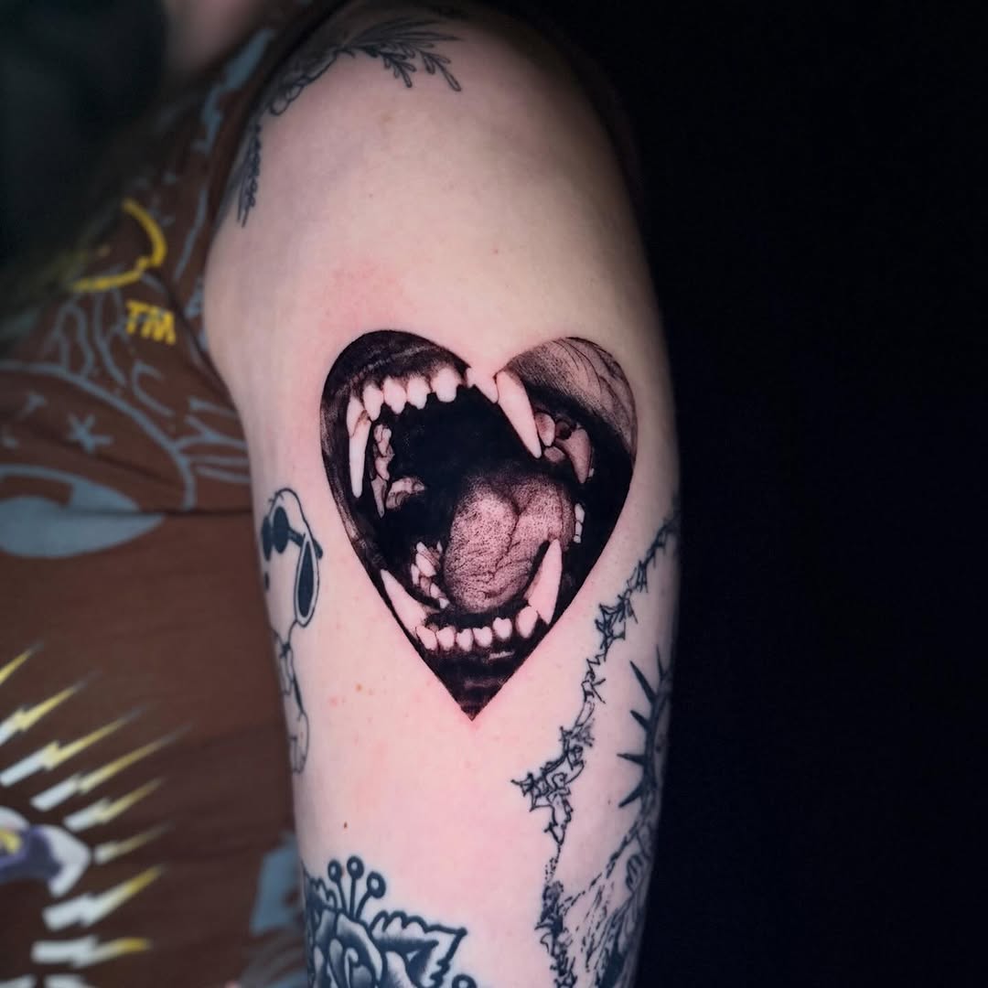 Tattoo by @nicolette.tattoo — realism, black_and_grey