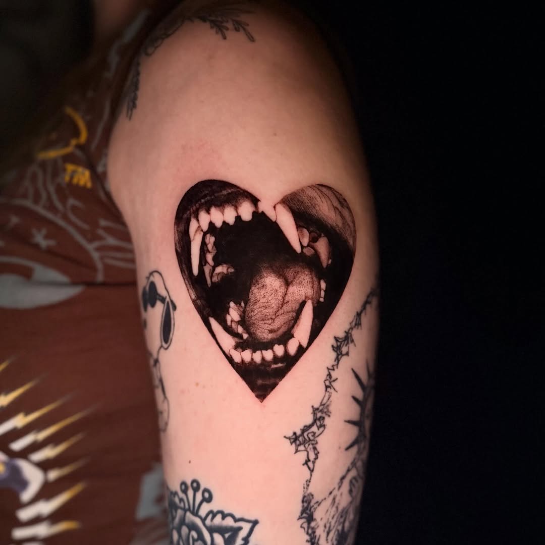 Tattoo by @nicolette.tattoo — realism, black_and_grey
