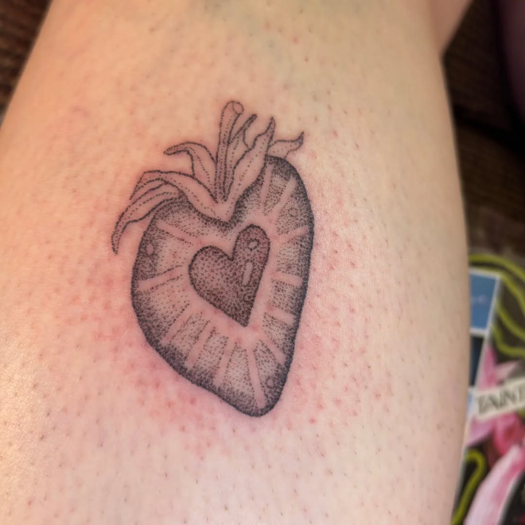 Tattoo by @sticky.geranium.tattoos — dotwork, fine_line