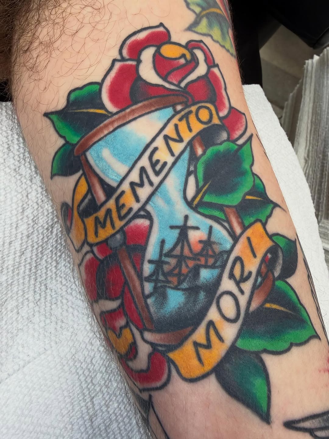 Tattoo by @bwebbtattoo β american_traditional, lettering_script