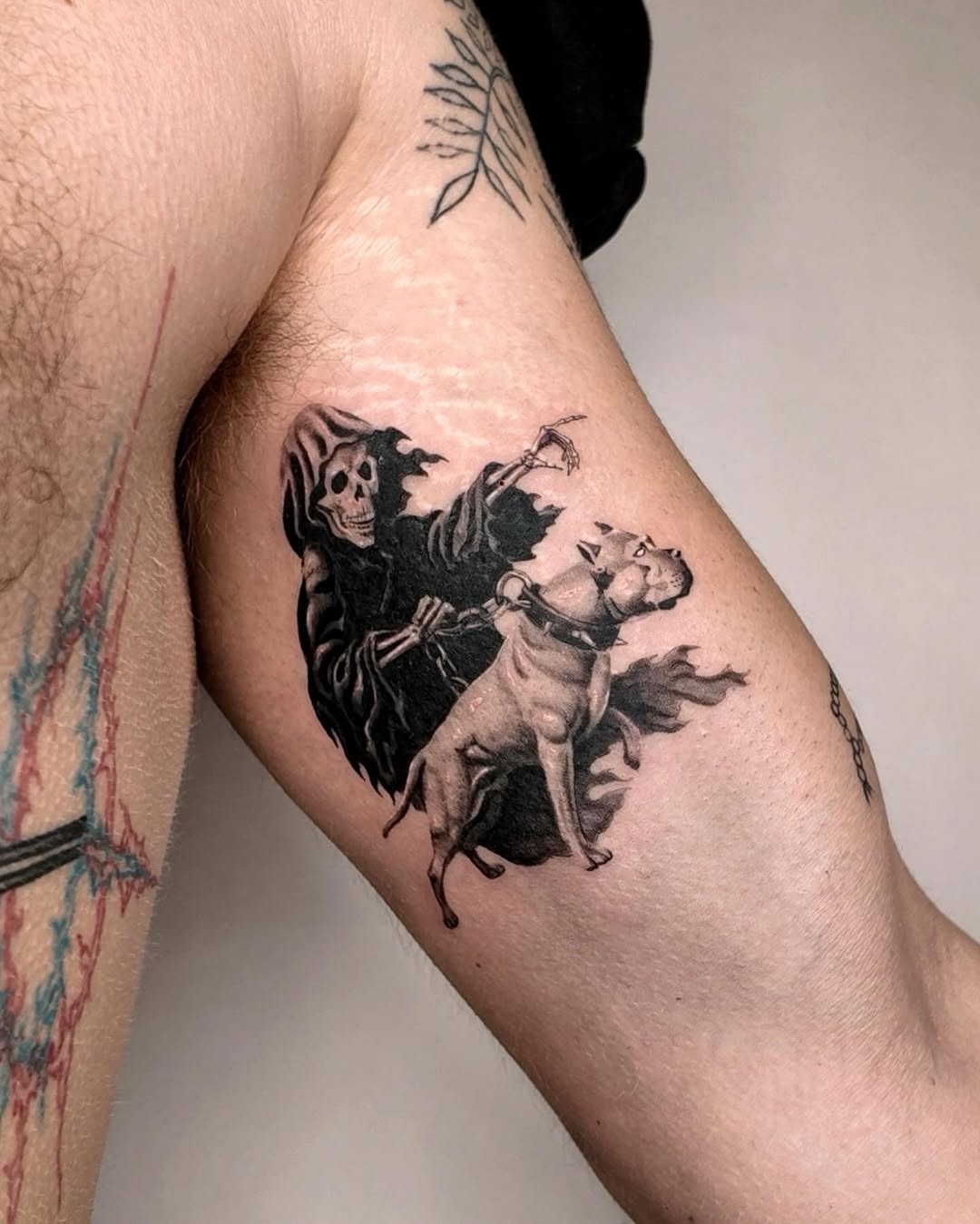 Tattoo by @tattedbygnyc — realism, black_and_grey