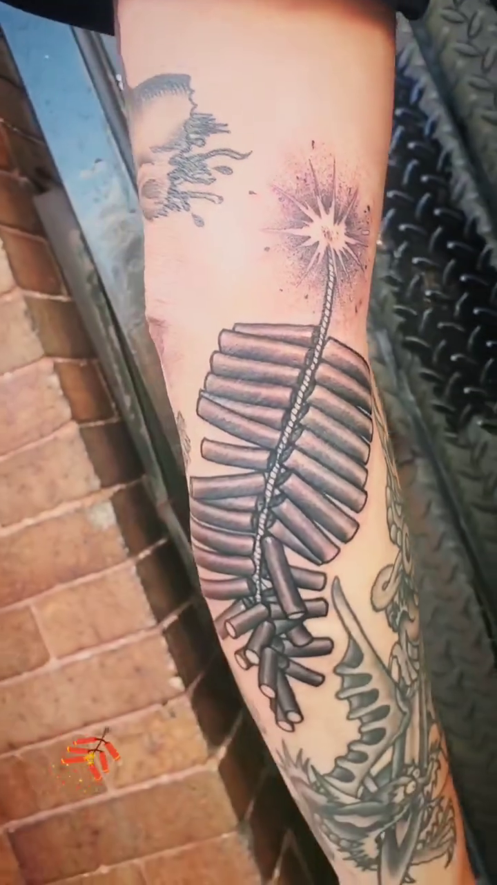 Tattoo by @rexroxwell — black_and_grey, realism