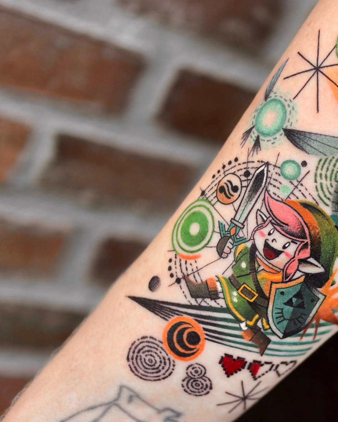 Tattoo by @hen_tattooer — new_school, geometric